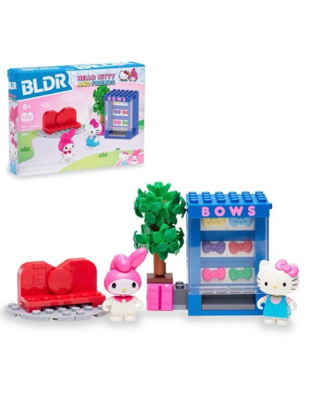 Hello Kitty and Friends Vending Machine Building Set with My Melody - 120 pcs